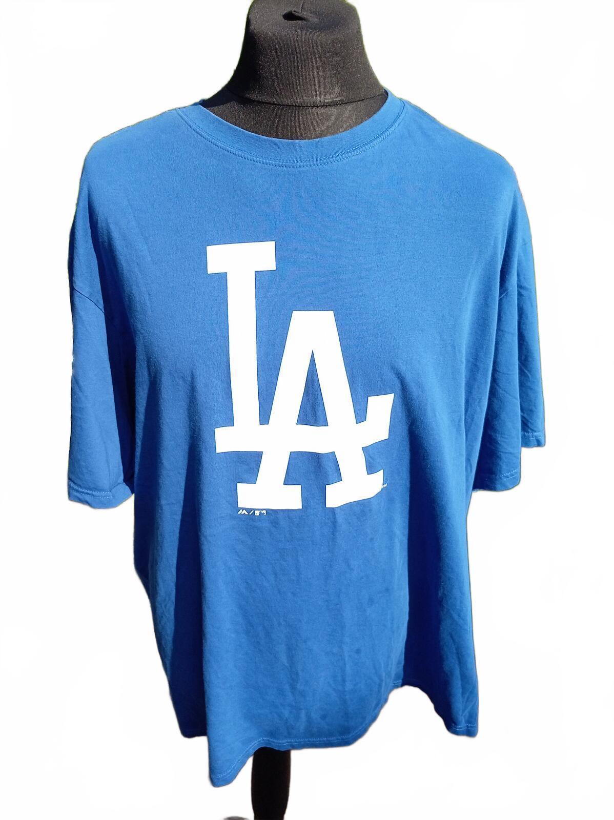 LA Dodgers T‑Shirt 3XL Blue – Men’s MLB Style Tee – Large Front Logo