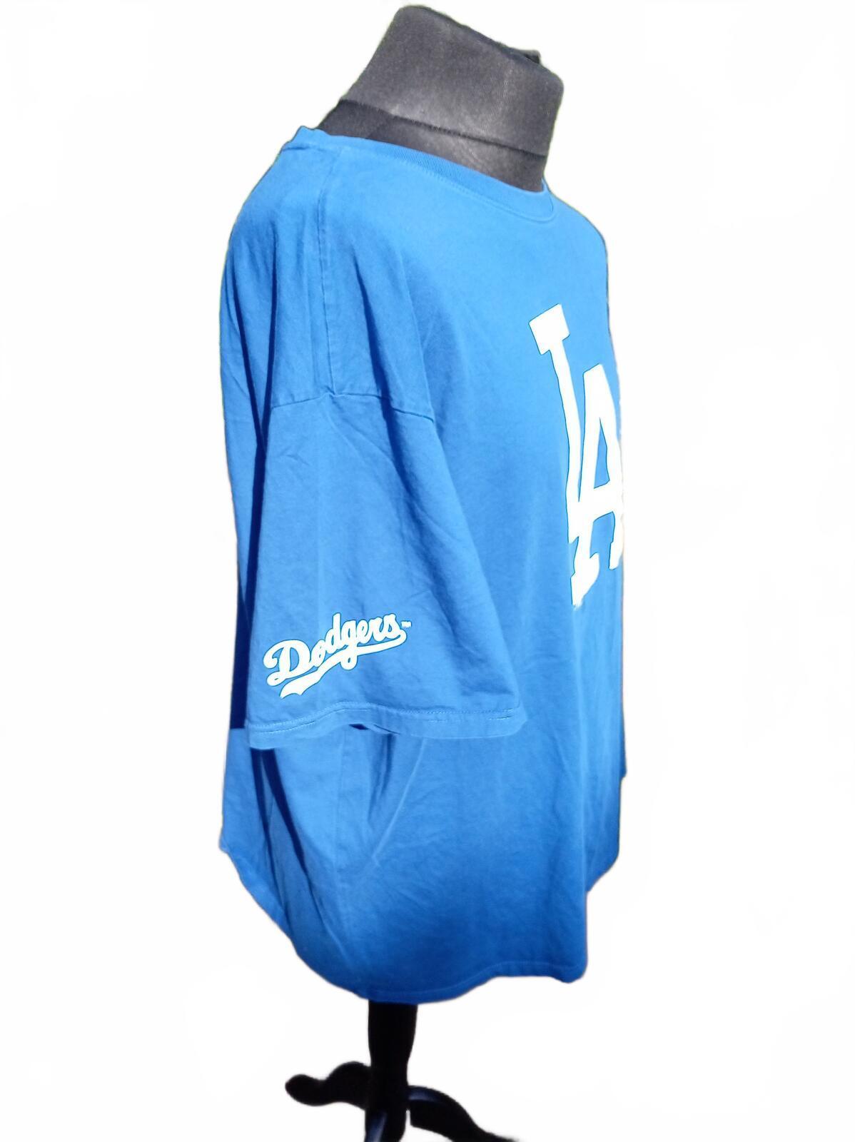 LA Dodgers T‑Shirt 3XL Blue – Men’s MLB Style Tee – Large Front Logo