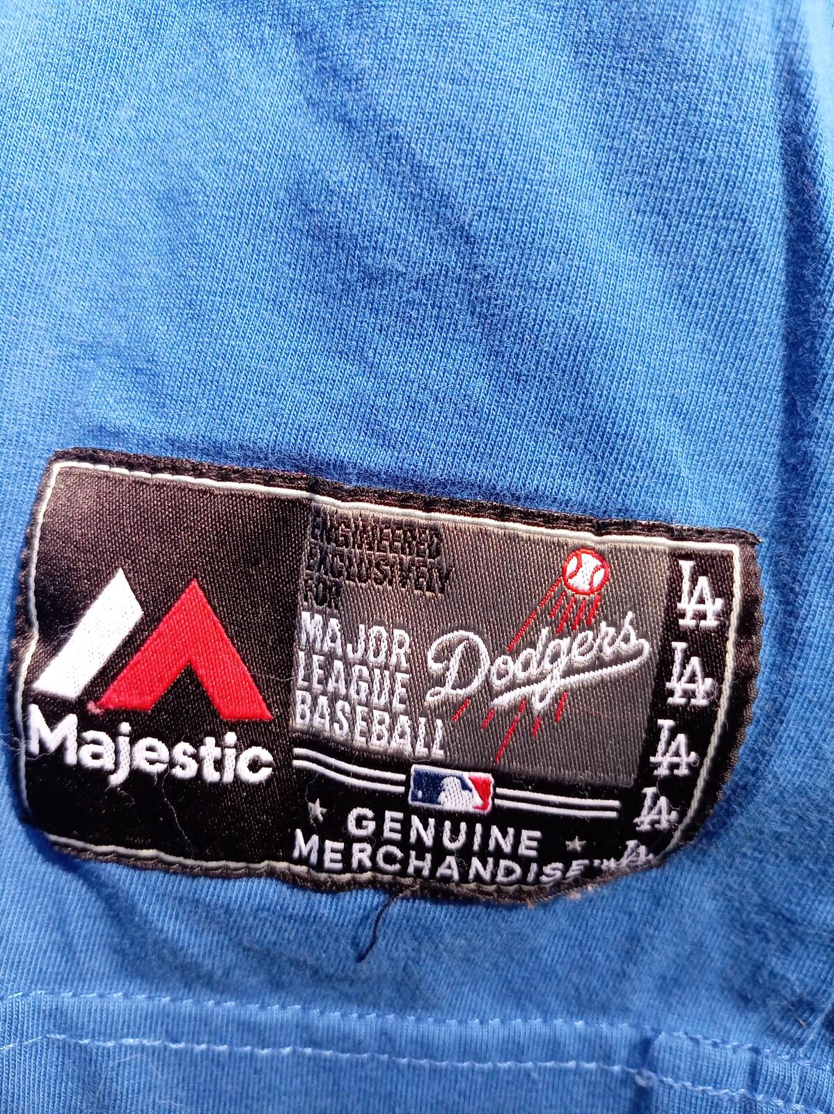 LA Dodgers T‑Shirt 3XL Blue – Men’s MLB Style Tee – Large Front Logo