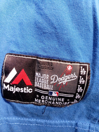 LA Dodgers T‑Shirt 3XL Blue – Men’s MLB Style Tee – Large Front Logo