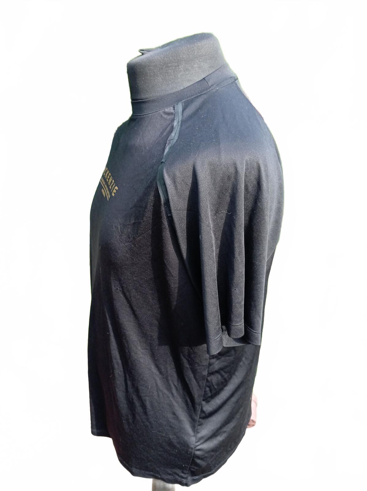 McKenzie Originals Black Short Sleeve Sports Top - XL