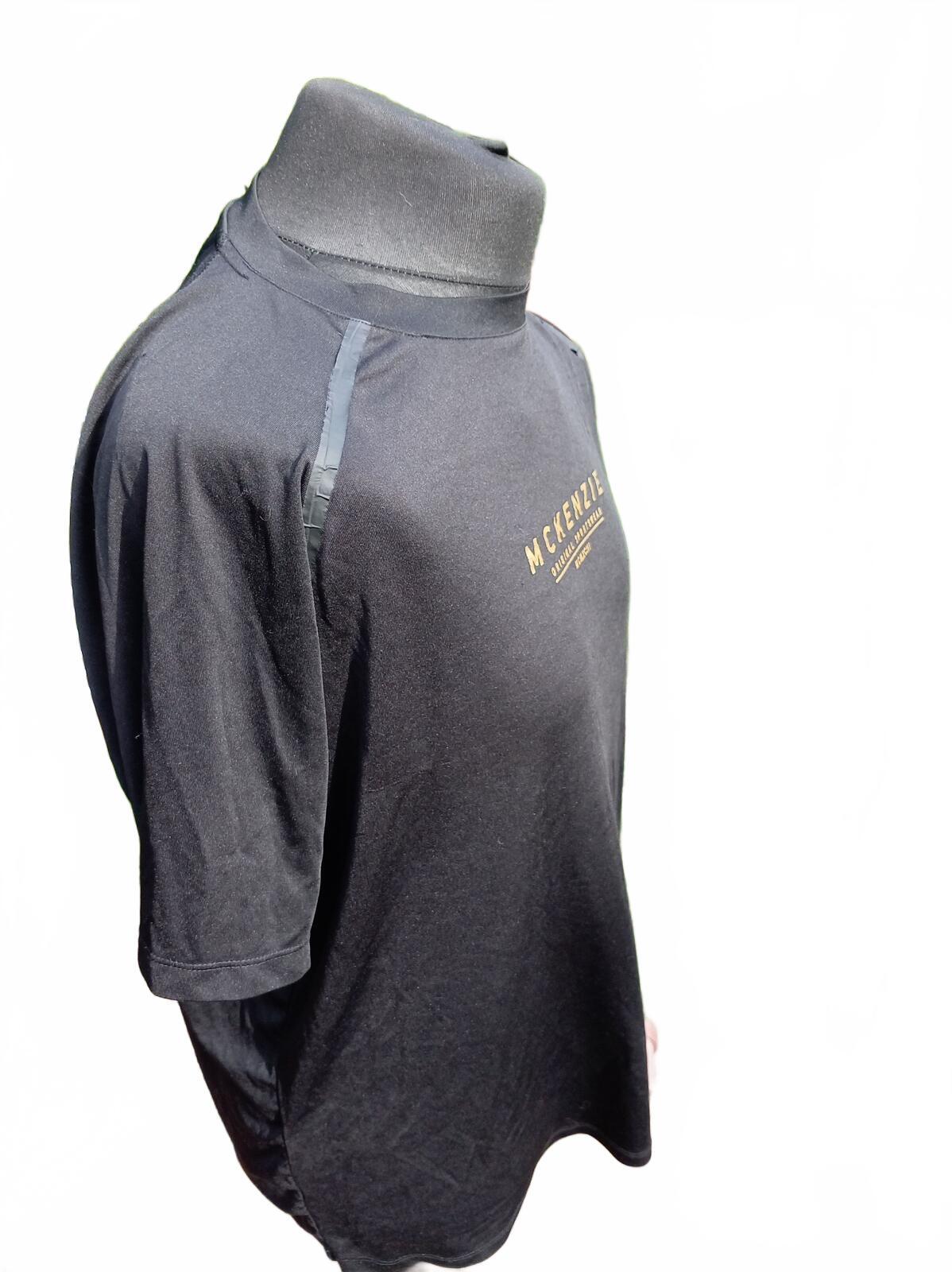 McKenzie Originals Black Short Sleeve Sports Top - XL