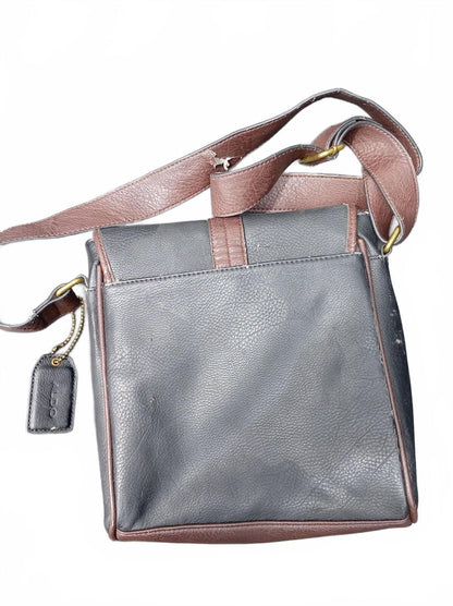 ALDO Shoulder Bag Grey/Brown – Men’s Crossbody Messenger – Strap – PU Leather