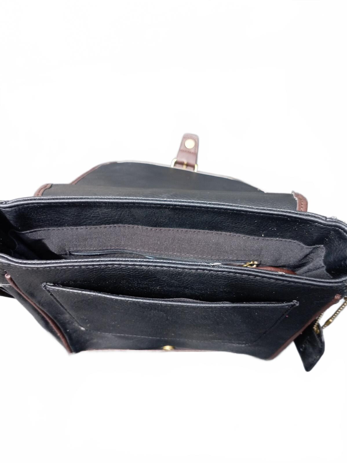 ALDO Shoulder Bag Grey/Brown – Men’s Crossbody Messenger – Strap – PU Leather