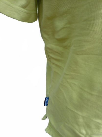 Ellesse Yellow Embroidered Logo Short Sleeve Polo Shirt Size S