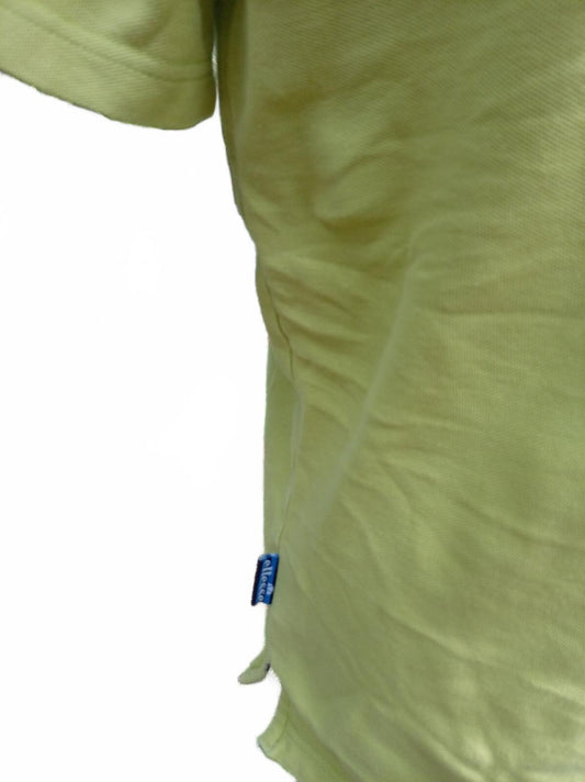 Ellesse Yellow Embroidered Logo Short Sleeve Polo Shirt Size S