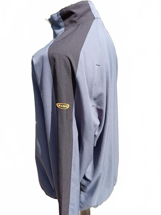 Puma Men's 1/4 Zip Pullover Jacket Grey Size Large L Long Sleeve Athletic