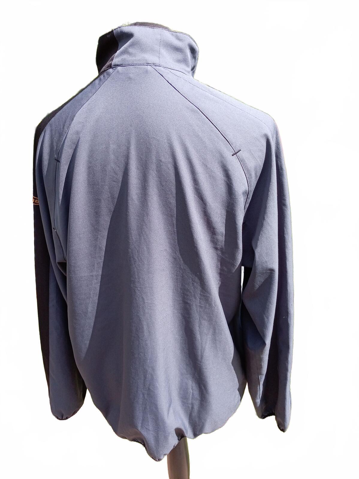 Puma Men's 1/4 Zip Pullover Jacket Grey Size Large L Long Sleeve Athletic
