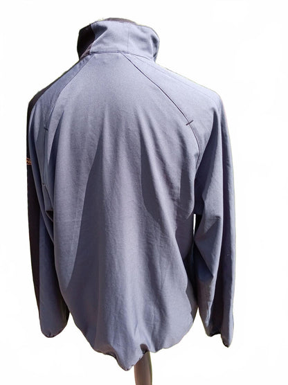Puma Men's 1/4 Zip Pullover Jacket Grey Size Large L Long Sleeve Athletic