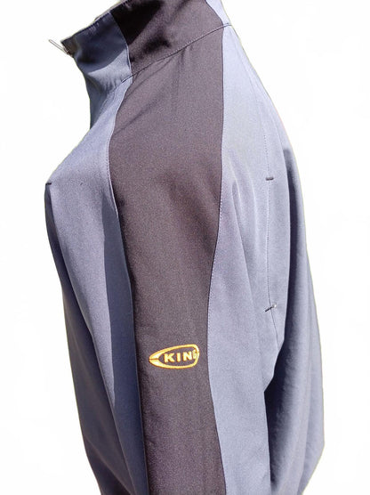 Puma Men's 1/4 Zip Pullover Jacket Grey Size Large L Long Sleeve Athletic