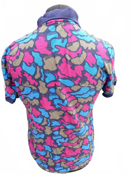 Lacoste Live Camouflage Short Sleeve Polo Shirt Size 6 - Fits like a slim Large