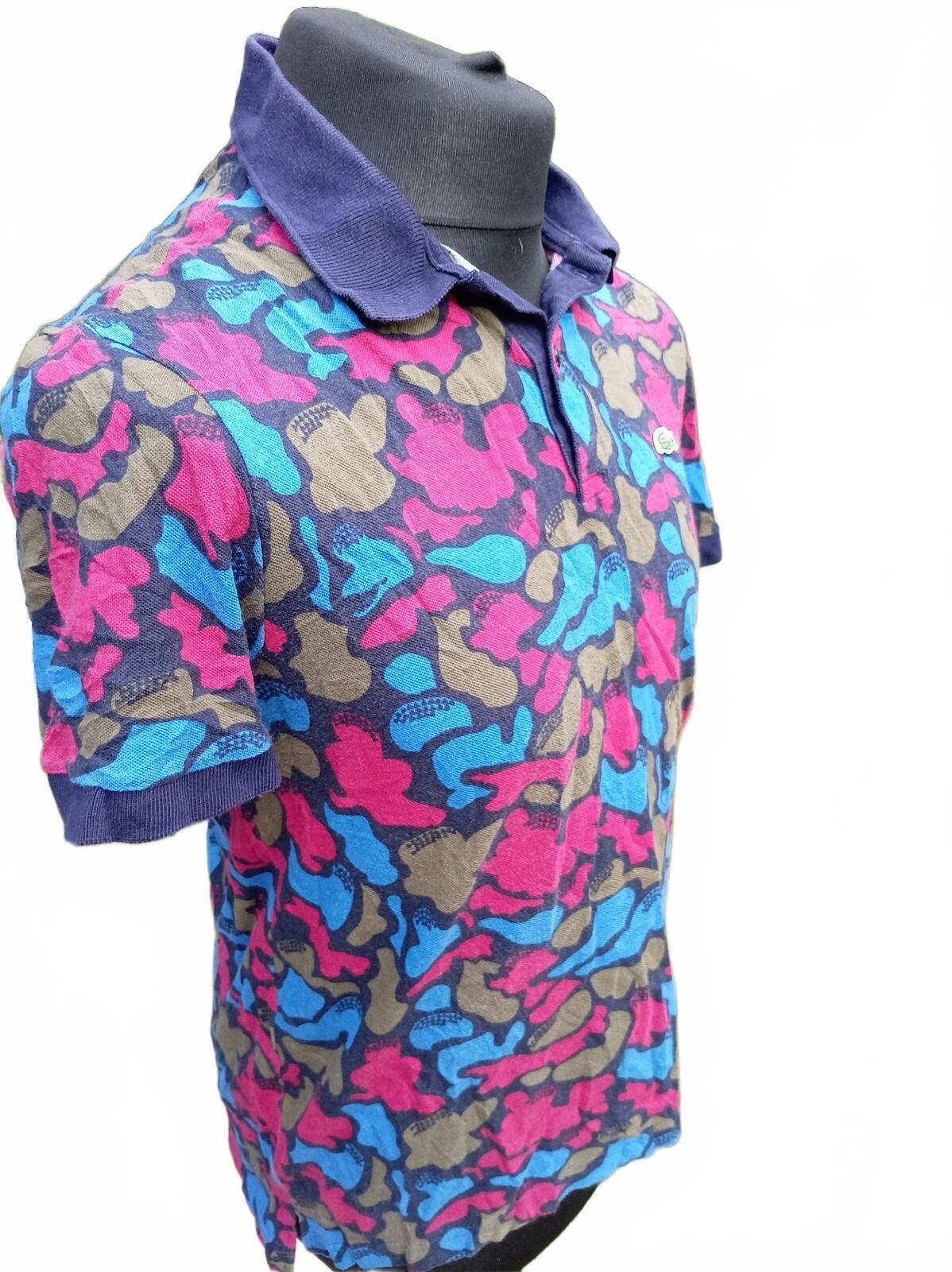 Lacoste Live Camouflage Short Sleeve Polo Shirt Size 6 - Fits like a slim Large