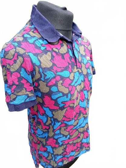 Lacoste Live Camouflage Short Sleeve Polo Shirt Size 6 - Fits like a slim Large