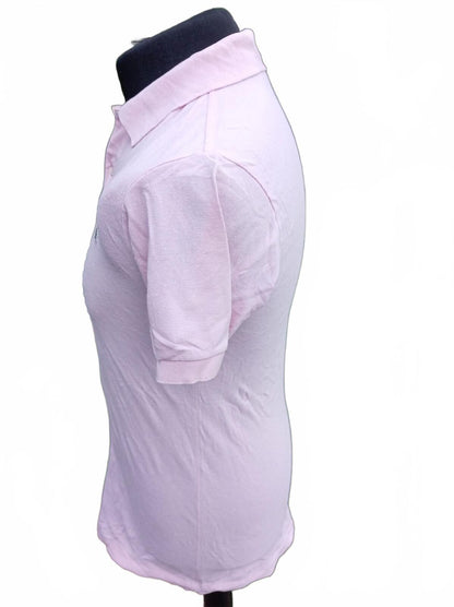 Vintage Chemise Lacoste Women's Polo Shirt Size 12 Made in Australia Pink 80s