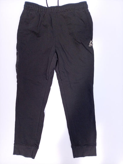 Reebok Black Joggers Sweatpants with Logo - Large