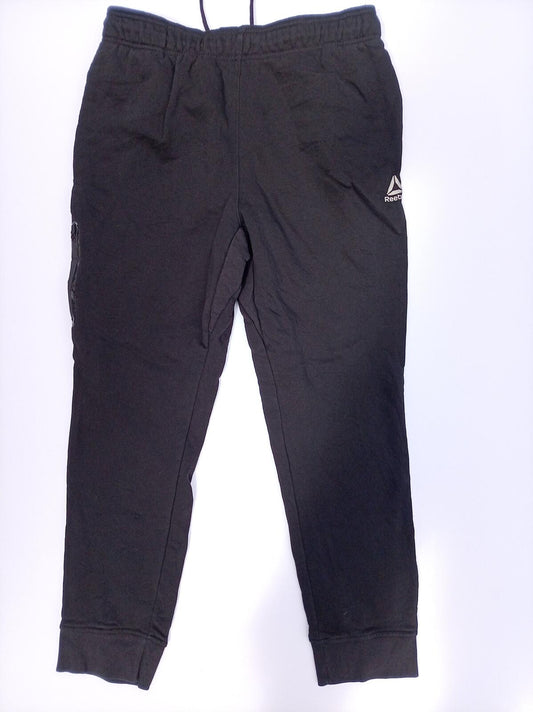 Reebok Black Joggers Sweatpants with Logo - Large