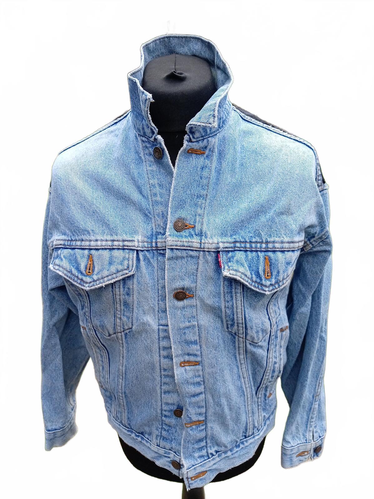Vintage Levi's made in USA 70507 Denim Jacket Men's L 23" P2P Light Wash 1990