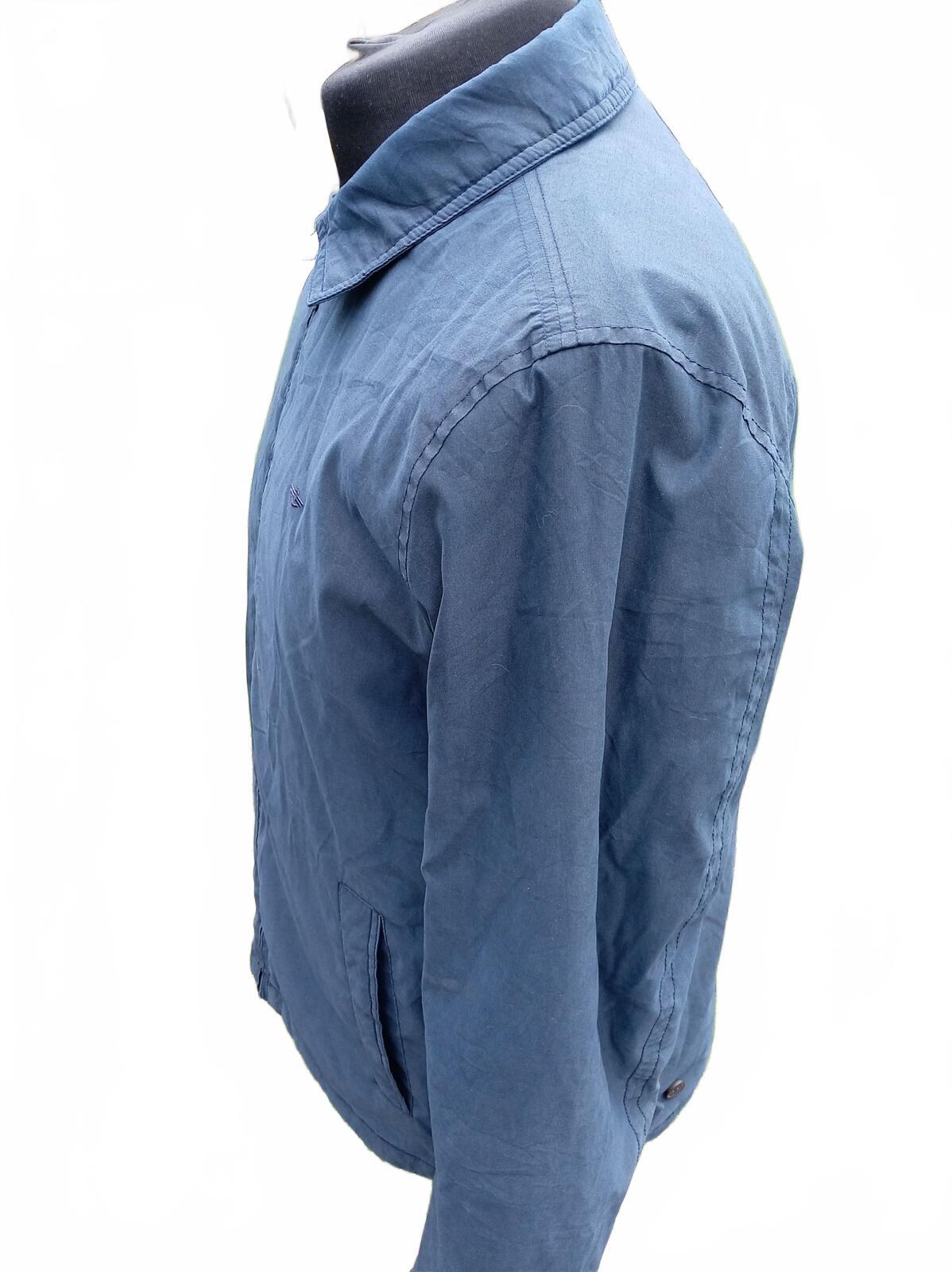 Dockers Men's Lightweight Harrington Jacket Size Large M Slate Blue Navy Casual