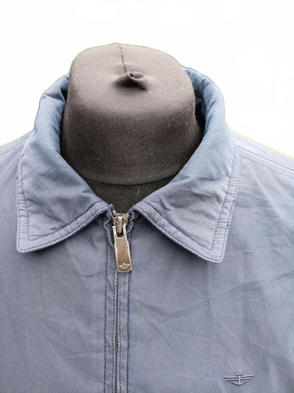 Dockers Men's Lightweight Harrington Jacket Size Large M Slate Blue Navy Casual