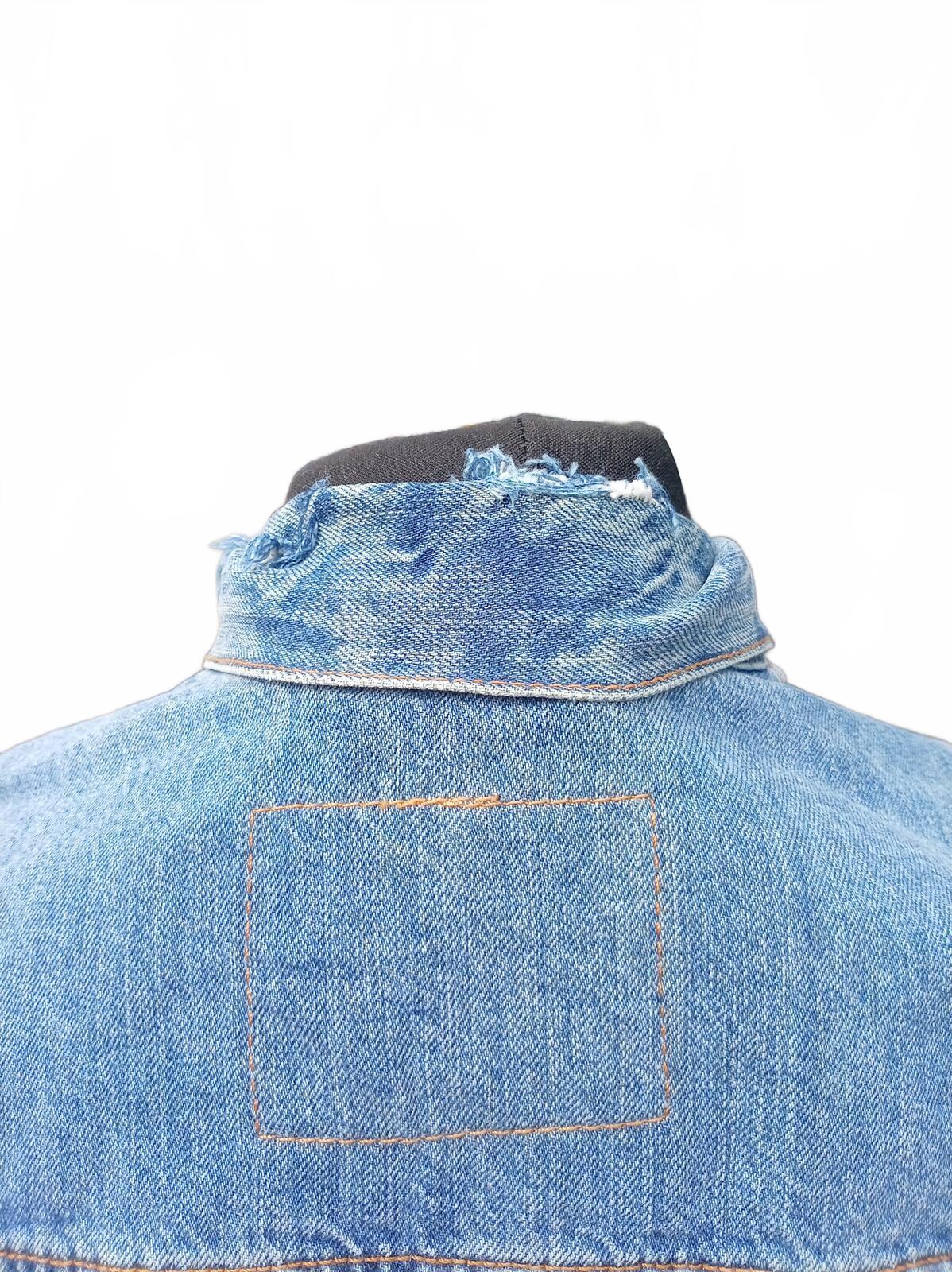 Levi's Men's Denim Trucker Jacket Size L Blue 4-Pocket Jean Coat 72334 - 23" P2P