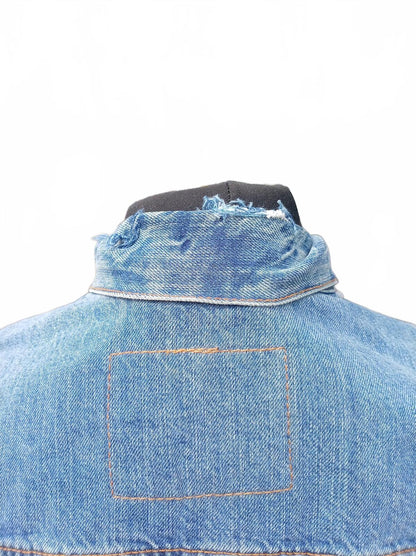 Levi's Men's Denim Trucker Jacket Size L Blue 4-Pocket Jean Coat 72334 - 23" P2P