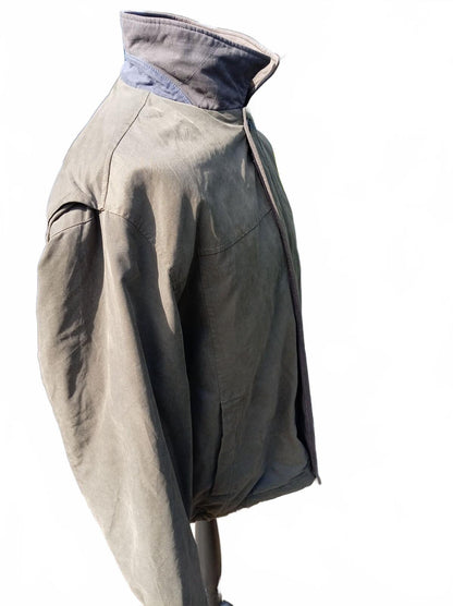 Dockers Men's Utility Field Jacket XL Extra Large Khaki Green Coat 24.5" P2P