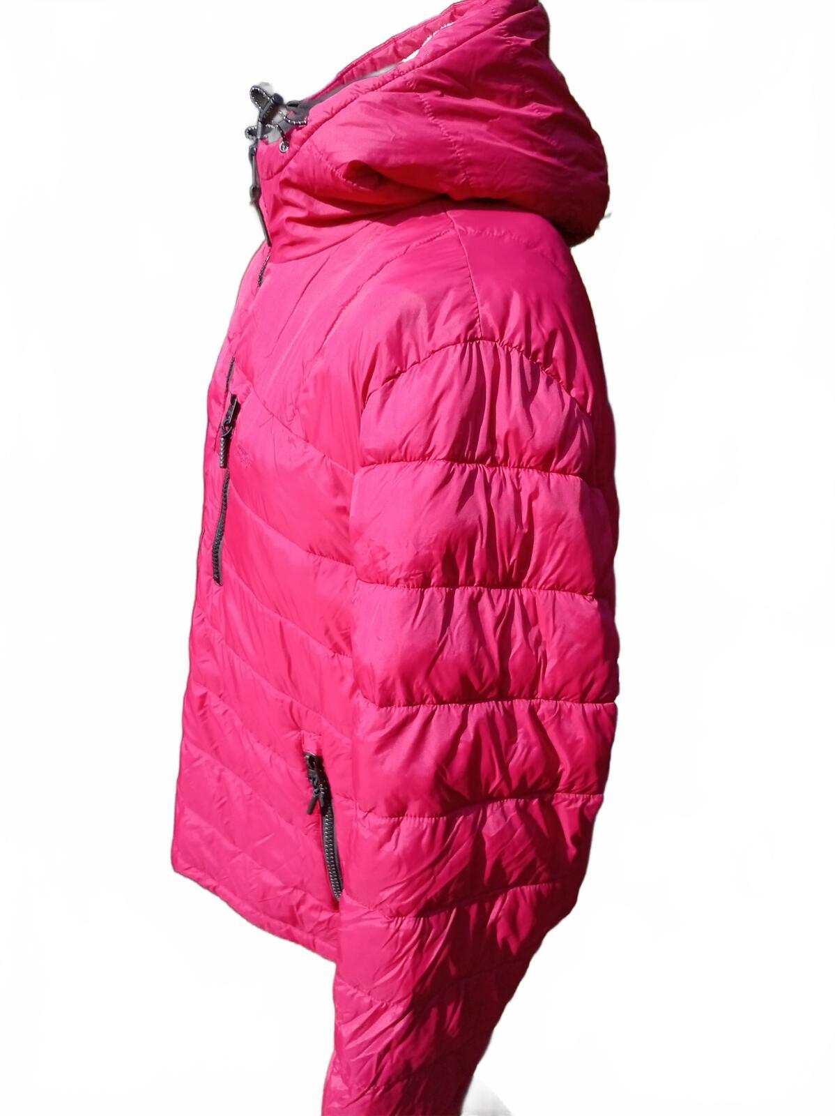 Levi's Men's Hooded Puffer Jacket XL Extra Large Red Pink Sherpa Fleece Lined