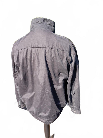 Dockers Men's Lightweight Bomber Jacket Size L Large Black Full Zip 24" P2P