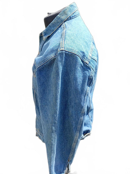 Vintage 80s Levi's 70610 0207 Denim Trucker Jacket Large Made In Australia 1986