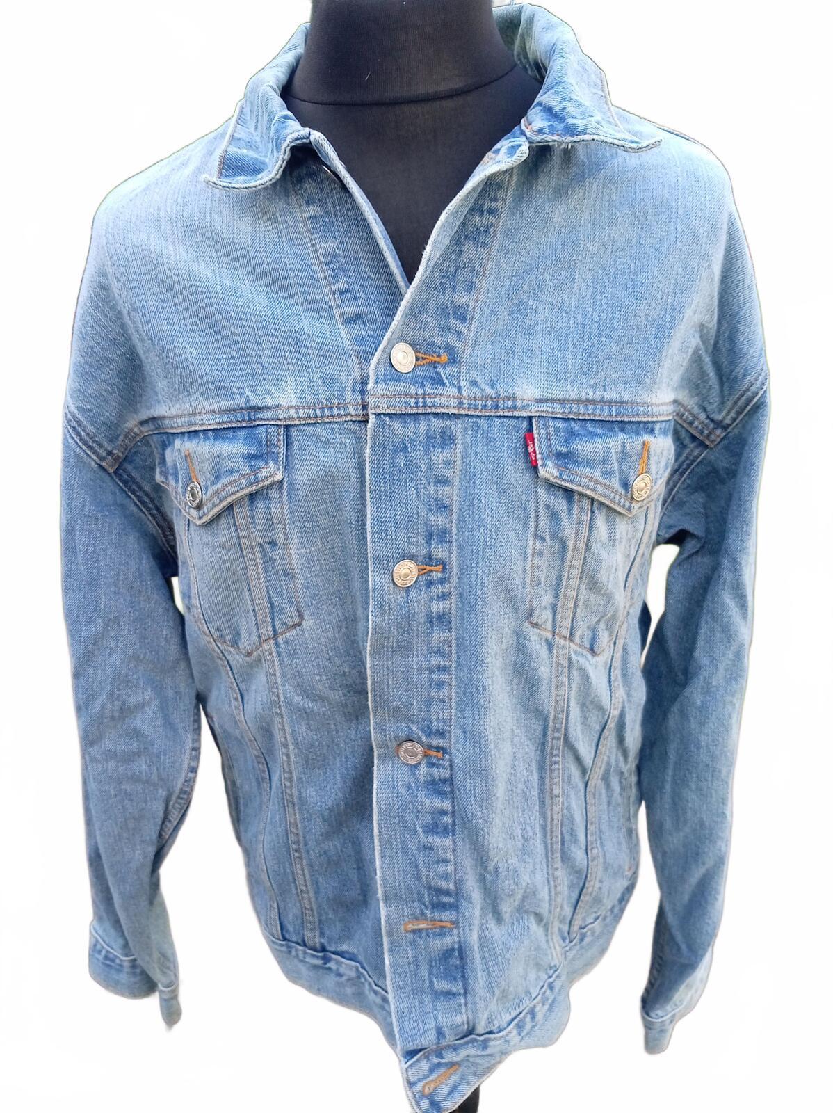 Vintage 90s Levi's 70503 Denim Jacket XL 25" P2P Light Wash Trucker Pockets