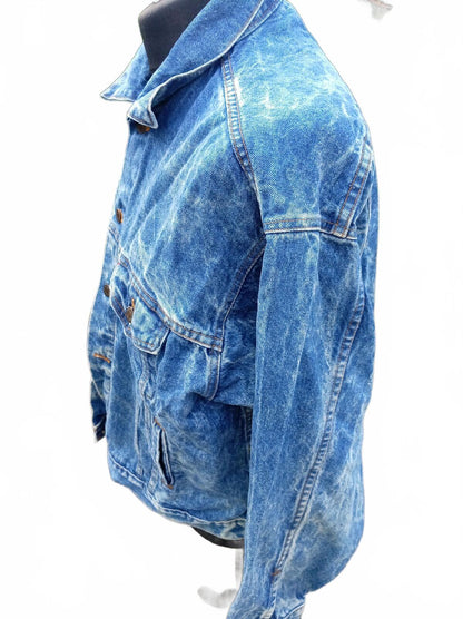 Vintage 80s Levi's 70507 0219 Denim Jacket XL USA Trucker Hand Pockets 25" P2P