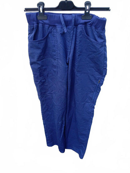 Dickies Balance Scrub Pants Womens Small S 30x28 Navy Blue Pull On Comfort DK135