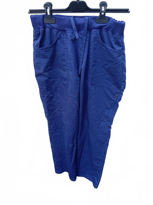 Dickies Balance Scrub Pants Womens Small S 30x28 Navy Blue Pull On Comfort DK135