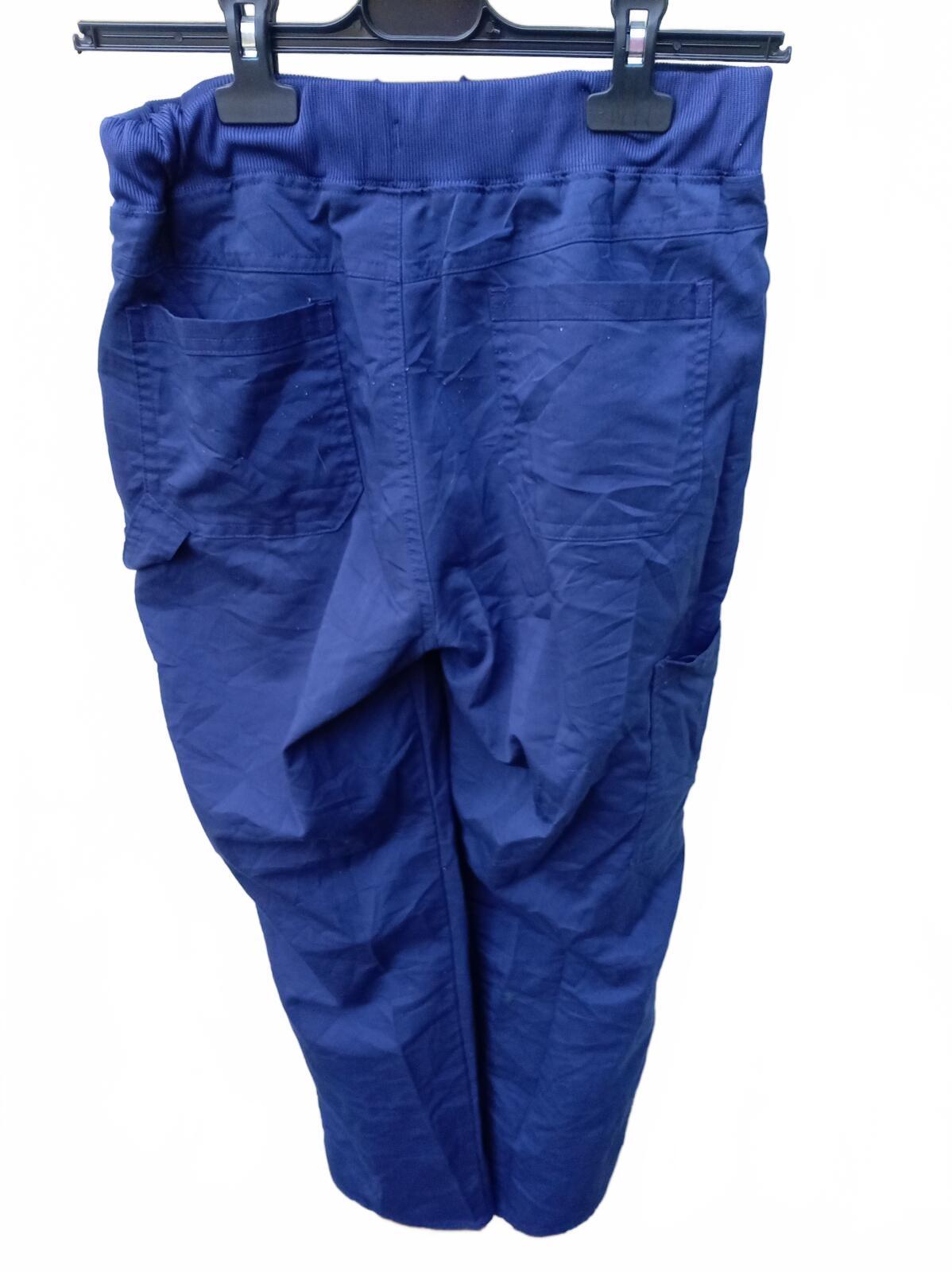 Dickies Balance Scrub Pants Womens Small S 30x28 Navy Blue Pull On Comfort DK135