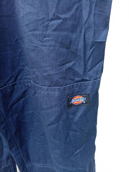 Dickies 85283 Loose Fit Double Knee Work Pants 32x30 Navy Blue Baggy Skater