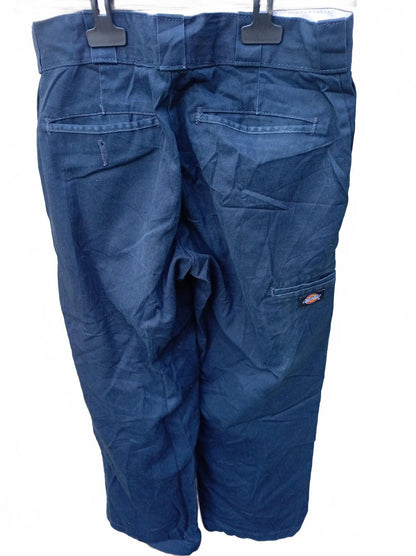 Dickies 85283 Loose Fit Double Knee Work Pants 32x30 Navy Blue Baggy Skater