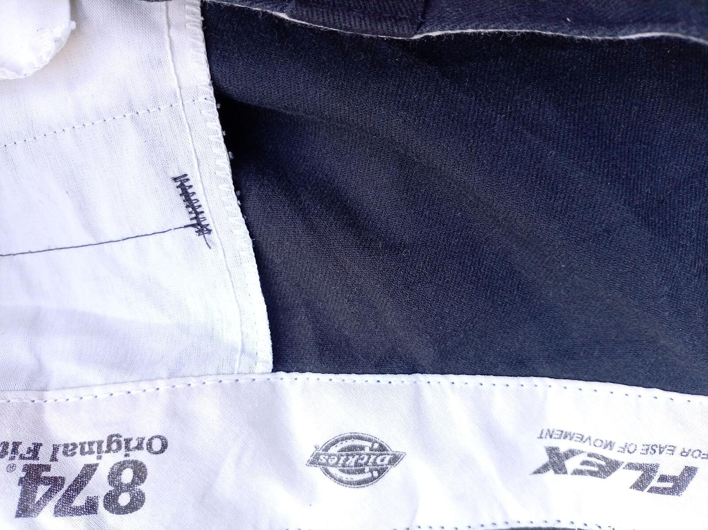 Dickies 874 Original Fit Work Pants 50x32 Black Big & Tall Straight Trousers