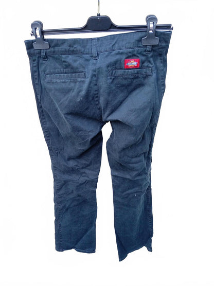 Dickies Girl Twill Trousers 30x28 Navy Blue Womens Low Mid Rise Skater Pants