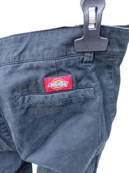 Dickies Girl Twill Trousers 30x28 Navy Blue Womens Low Mid Rise Skater Pants