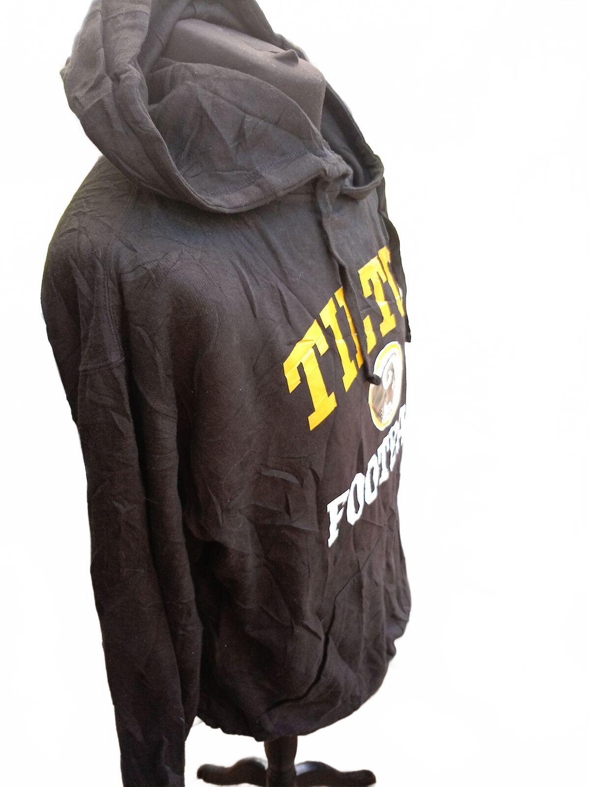 Tilton Football Black Hoodie Sweatshirt - XL