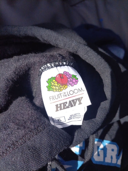 Fruit of the Loom Heavyweight Our Lady of Grace Basketball Hoodie XL Black