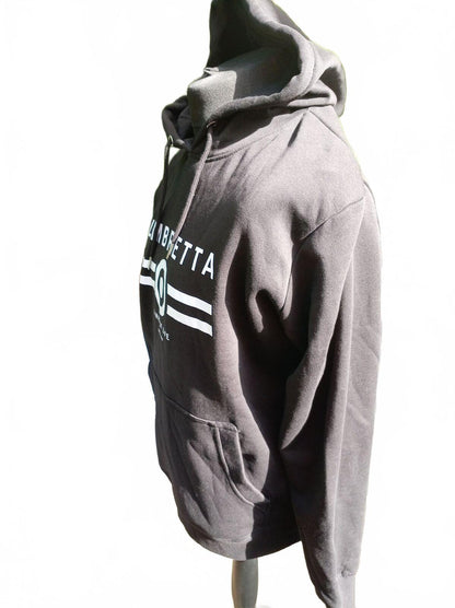 Lambretta XL Black Hoodie with Front Pocket and Logo Print