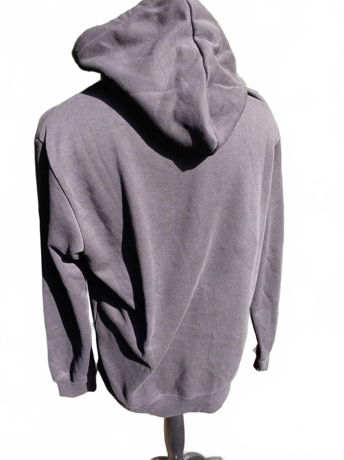Lambretta XL Black Hoodie with Front Pocket and Logo Print