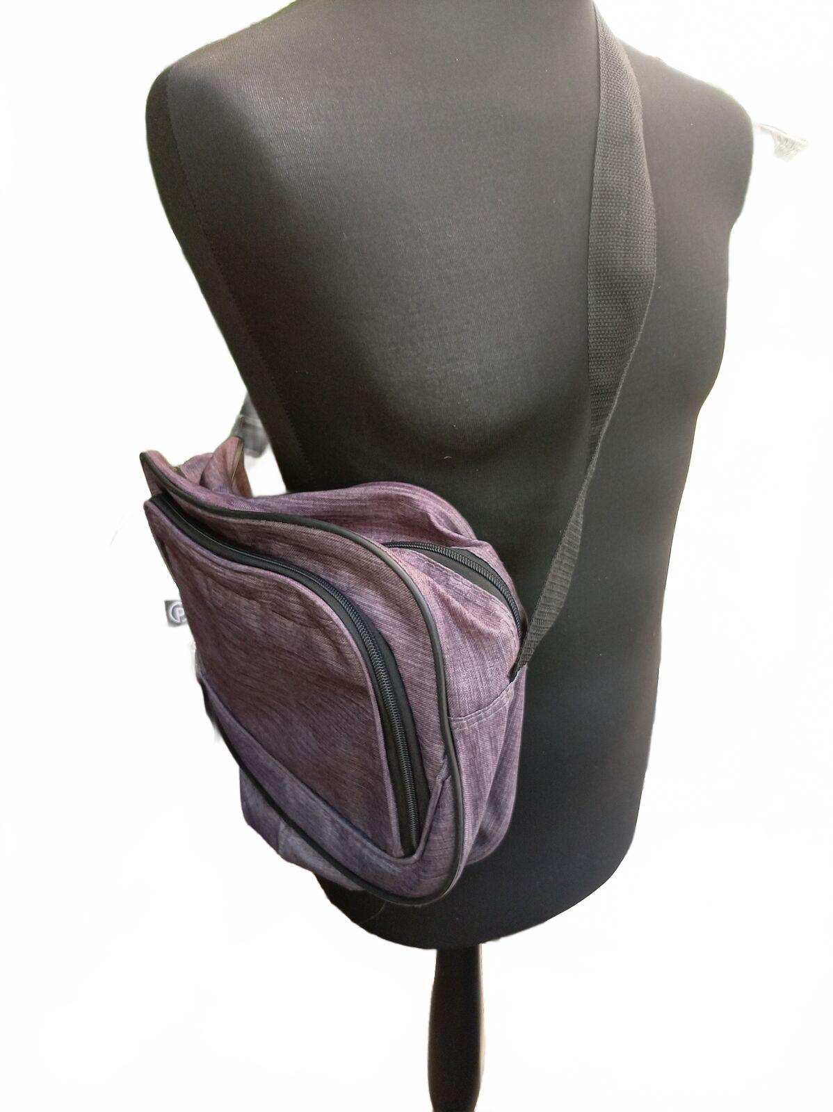 PORT Designs Grey Laptop Shoulder Bag Fits 13 to 14" Front Pocket Light Travel