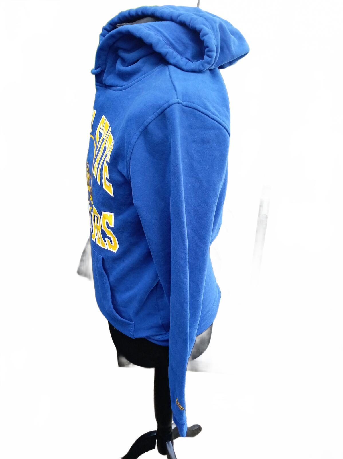 New Era Golden State Warriors Blue Hoodie Sweatshirt - Small