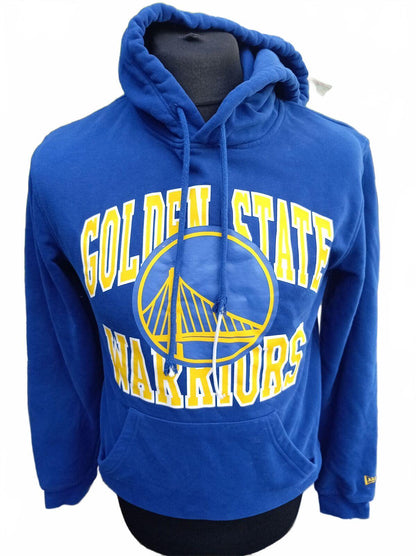 New Era Golden State Warriors Blue Hoodie Sweatshirt - Small