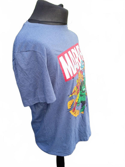 Marvel Avengers Graphic T-Shirt Blue Medium