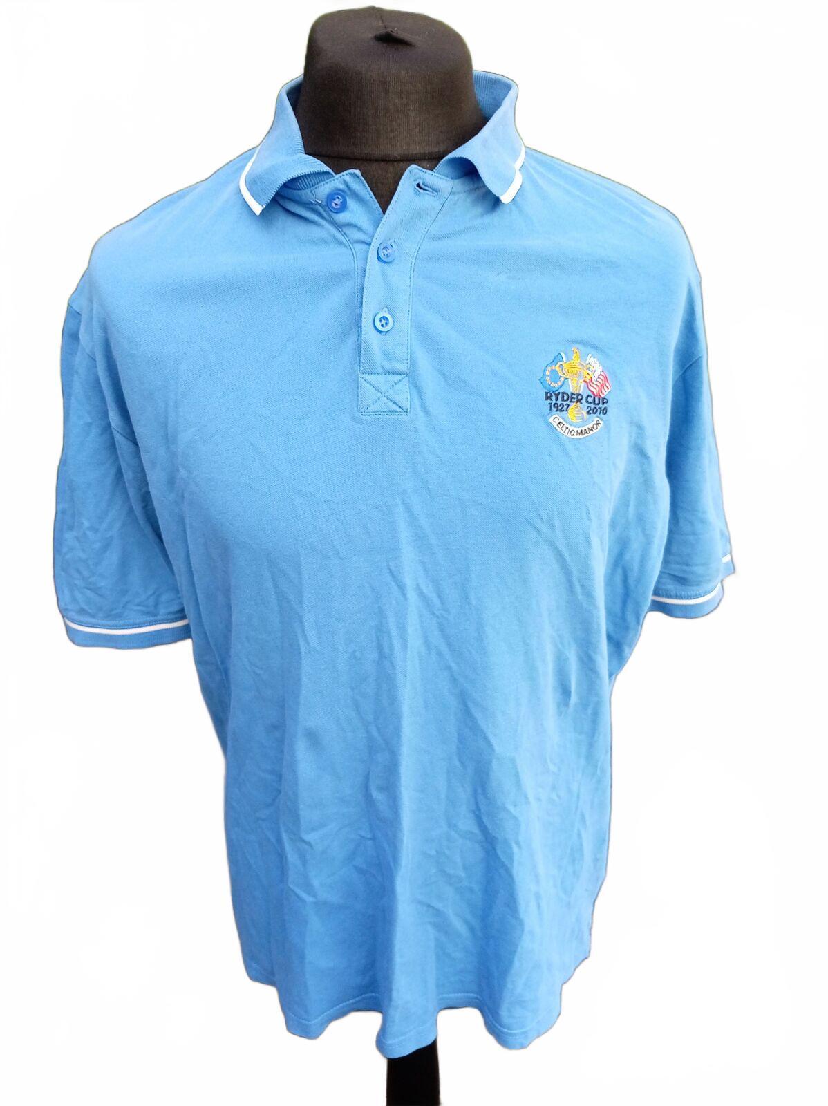 Ryder Cup 2010 Celtic Manor Polo Shirt M&S  Size L Official Merchandise